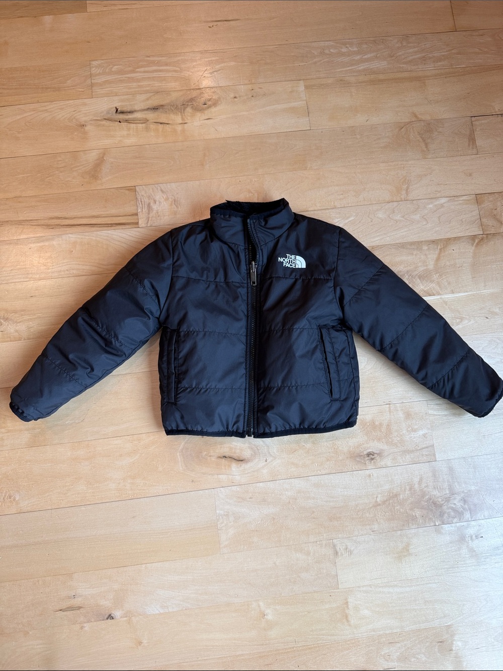 The North Face Kids Reversible Black Puffer Jacket 3T